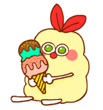 fried shrimp rabbit sticker #11302895