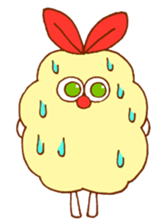 fried shrimp rabbit sticker #11302900