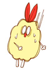fried shrimp rabbit sticker #11302901