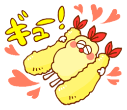 fried shrimp rabbit sticker #11302905