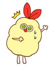 fried shrimp rabbit sticker #11302912