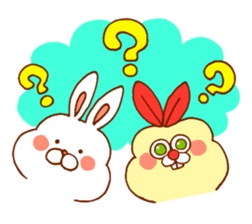 fried shrimp rabbit sticker #11302913