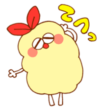 fried shrimp rabbit sticker #11302914