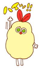 fried shrimp rabbit sticker #11302918