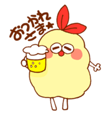 fried shrimp rabbit sticker #11302919