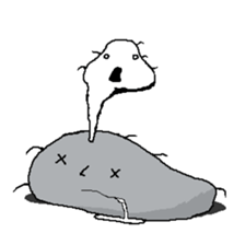 Strange Rock Microbe sticker #11303014