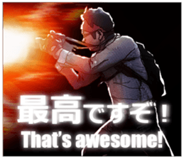 Jpanese BATTLE OTAKU Sticker sticker #11303126