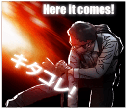 Jpanese BATTLE OTAKU Sticker sticker #11303127