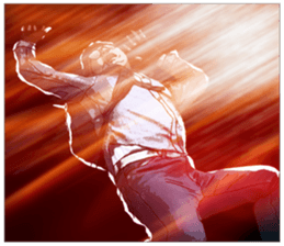 Jpanese BATTLE OTAKU Sticker sticker #11303131