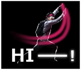 Jpanese BATTLE OTAKU Sticker sticker #11303133