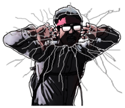 Jpanese BATTLE OTAKU Sticker sticker #11303138