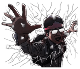 Jpanese BATTLE OTAKU Sticker sticker #11303139