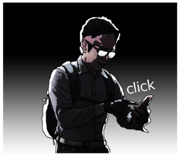 Jpanese BATTLE OTAKU Sticker sticker #11303145