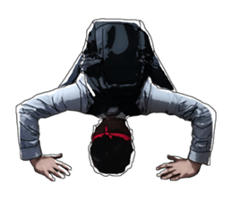 Jpanese BATTLE OTAKU Sticker sticker #11303159