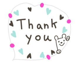 Message card like a sticker sticker #11303243