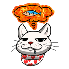 everyday cats Sticker sticker #11303410