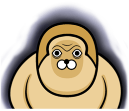 Gorilla of the sticker 2 sticker #11303638