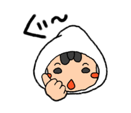 All kinds of comic faces of Shiro sticker #11303722