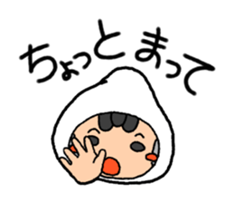 All kinds of comic faces of Shiro sticker #11303723