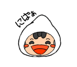 All kinds of comic faces of Shiro sticker #11303724