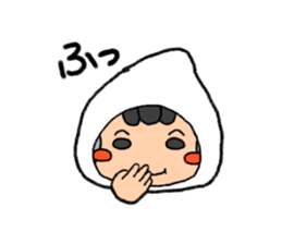 All kinds of comic faces of Shiro sticker #11303727