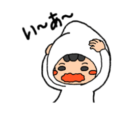 All kinds of comic faces of Shiro sticker #11303728