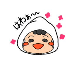 All kinds of comic faces of Shiro sticker #11303729