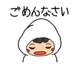 All kinds of comic faces of Shiro sticker #11303734