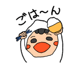 All kinds of comic faces of Shiro sticker #11303739