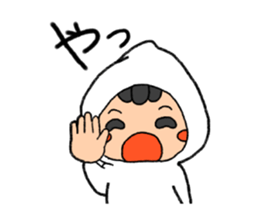 All kinds of comic faces of Shiro sticker #11303740