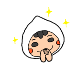 All kinds of comic faces of Shiro sticker #11303741
