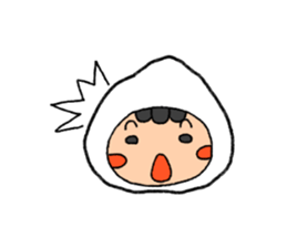 All kinds of comic faces of Shiro sticker #11303748