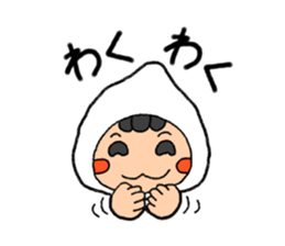 All kinds of comic faces of Shiro sticker #11303752