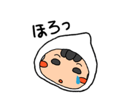 All kinds of comic faces of Shiro sticker #11303753