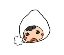 All kinds of comic faces of Shiro sticker #11303754