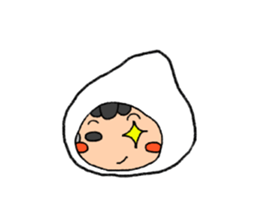 All kinds of comic faces of Shiro sticker #11303755