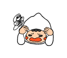 All kinds of comic faces of Shiro sticker #11303756