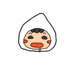 All kinds of comic faces of Shiro sticker #11303757