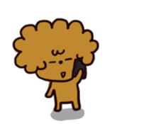 Every day, toy poodle sticker #11303947