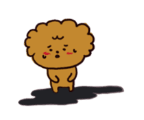 Every day, toy poodle sticker #11303952