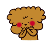 Every day, toy poodle sticker #11303953