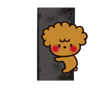 Every day, toy poodle sticker #11303957