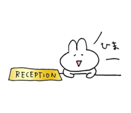 usagi reception sticker #11304344