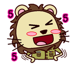 The Deputy District Chief Lion sticker #11304416