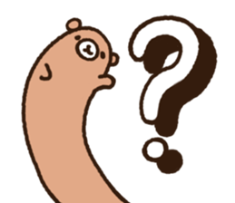 Bear with a funny bird sticker #11304588