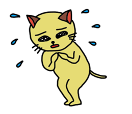 friend of black cat sticker #11304620