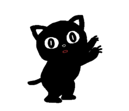 friend of black cat sticker #11304634