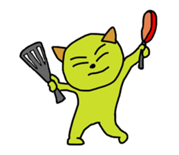 friend of black cat sticker #11304636