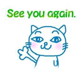 cute cat and dog sticker #11305049