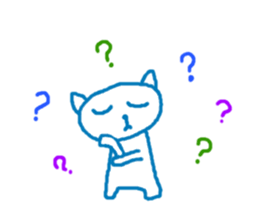 cute cat and dog sticker #11305055